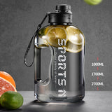 1.7L/2.7L Sports Water Bottle: Portable Gym Cycling Cup with Large Capacity for Fitness, Camping, Ideal for Men's Hydration