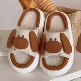 Cute Cartoon Animal Slippers – Cozy Cotton Home Shoes with Thick Sole for Men & Women | Perfect for Couples