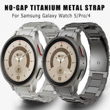 Titanium Metal Strap for Galaxy Watch 5 Pro & Watch 4 Series, Various Sizes