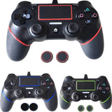 Wired Gamepad 1.5M for PlayStation 4 Dualshock 4 Joystick Gamepads - Multiple Vibration, 6 Axes, Updated Gaming Controller for PS4