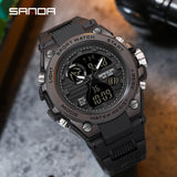 Men's Military Chronograph Watch – Waterproof Quartz Digital Sports Wristwatch for Men