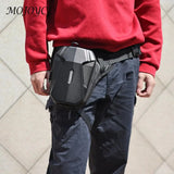 Motorcycle Expandable Drop Leg Side Bag: Waterproof Hip Pack with Mobile Phone Purse