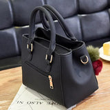 Yogodlns Vintage PU Leather Women's Handbag with Tassel Detail