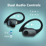 Mpow T68 Wireless Earbuds with Enhanced Bass Bluetooth 5.3 TWS In-Ear Earphones LED Display Water-Resistant