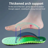 Orthopedic Sport Insoles with PU Feet Sole for Breathable Shock Absorption: Arch Support Insoles for Running Shoes, Suitable for Men and Women