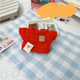 Hoodie Jumpsuit Sweater Outfit for 17cm Labubu Doll – Cute Plush Clothing Set for Fans & DIY Dress-Up Accessories