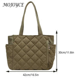 Lightweight Diamond Quilted Hobo Handbag for Women: Adjustable Strap, Zipper Closure