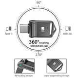 High-Speed USB 3.0 Flash Drive: Dual-Interface Type-C U Disk, Metal Memory Stick for Mobile Phones and Computers