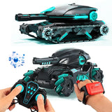 RC Water Bomb Tank Toy: 2.4G Radio Control, 4WD Crawler, Water Bomb War Tank, Gesture-Controlled, Multiplayer