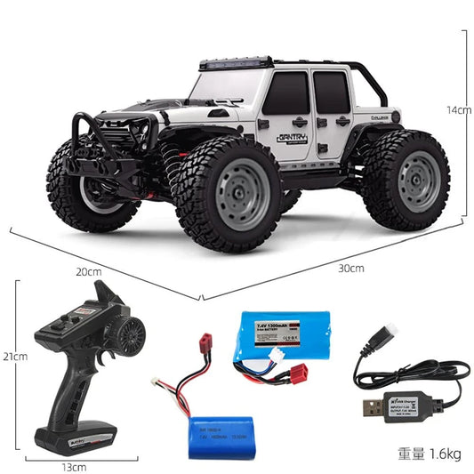 1/16 Fast RC Cars Off-Road 4WD: Reaching 50km/h, LED Headlights, Waterproof, Perfect for Adults and Kids