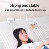 Adjustable Rotating Phone Stand: Perfect for Bedside, Desktop, and Live Streaming