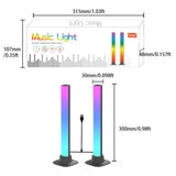 RGB Graffiti Bluetooth Smart Table Lamp - Internet Celebrity Live Broadcast, Room and Living Room TV Wall Atmosphere Rhythm Pickup Lamp