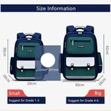 Unisex Large Capacity Luminous Backpack: Waterproof Elementary School Bag Perfect for Carrying Books