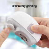 Portable Multifunctional Electric Nail Grinder: 2-in-1 Tool for Grinding, Polishing, and Clipping Nails, Ideal for Manicures