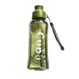 1500ml Large Capacity Portable Water Bottle, Outdoor Sports Plastic Cup with Protective Cover