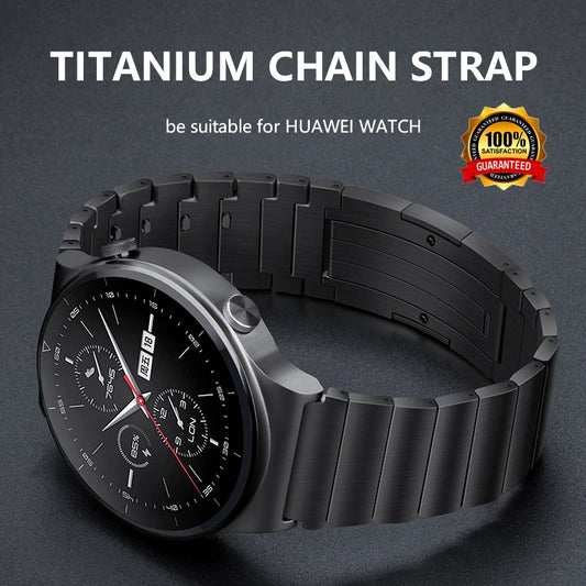 Titanium Band for Huawei GT2/GT3/3 Pro, Galaxy Watch & Gear S3 22mm