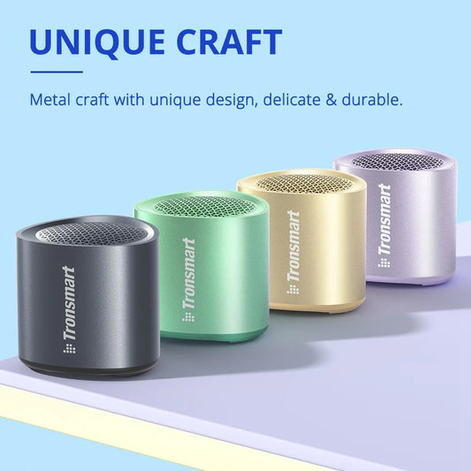 Tronsmart Nimo Mini Portable Speaker: IPX7 Waterproof, Stereo Pairing, Hands-Free Call, Ideal for Travel and Outdoor Use