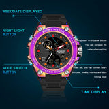 Men's Military Chronograph Watch – Waterproof Quartz Digital Sports Wristwatch for Men