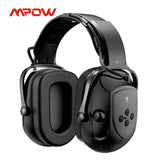 Mpow Enhanced Noise Canceling Headphones: Ear Protectors NRR 29dB/SNR 36dB Bluetooth Adjustable Soundproof Ear Defenders Headphones