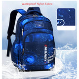 Boys' Elementary School Bags: Space Star Design for Students, Waterproof and Ideal for Carrying Books