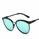 Elegant Cat Eye Sunglasses for Women - Newest Luxury Brand Designer from Italy, Vintage Shades for Ladies, Stylish Eyewear