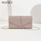 Sequin Evening Shoulder Bag: Stylish Party Clutch with Chain Strap