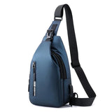 Waterproof Anti-theft Chest Bag: Perfect for Travel and Sports, this Nylon Messenger Bag Doubles as a Mobile Phone Crossbody Bag for Men