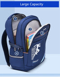 Elementary school boys' waterproof backpack: A spacious book bag designed for primary school students