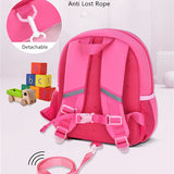 Adorable Pink School Backpack for Children: Ideal for 1st Grade, Suitable for Kids Ages 2-6, Perfect Kindergarten Bookbag