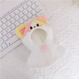 Hoodie Jumpsuit Sweater Outfit for 17cm Labubu Doll – Cute Plush Clothing Set for Fans & DIY Dress-Up Accessories