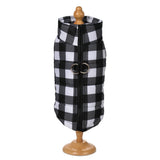 Winter Plaid Dog Jacket: Keep your small to medium-sized pet warm and stylish with this waterproof coat