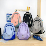 High school girl's backpack with large capacity: Lightweight and spacious, perfect for carrying all school essentials