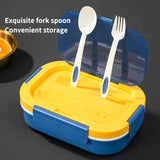 900ML Kids Lunch Box with Cutlery – 3-Compartment Bento Container Set with 8 Food Picks | Perfect for Food Storage and Gifting