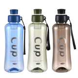 1500ml Large Capacity Portable Water Bottle, Outdoor Sports Plastic Cup with Protective Cover