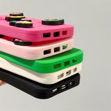 Enjoyable DIY 3D Sunglasses Fruit Candy-Colored Silicone Case for iPhone 11, 12, 13, 14 Pro Max