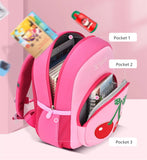 Adorable Pink School Backpack for Children: Ideal for 1st Grade, Suitable for Kids Ages 2-6, Perfect Kindergarten Bookbag