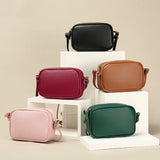 Minimalist Small Crossbody Bag for Women: Solid Color PU Leather Messenger Bag, Perfect for Carrying Mobile Phones