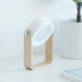 Portable Foldable LED Night Light with Touch Dimming - USB Rechargeable for Home Decor and Reading