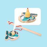 Montessori Wooden Children Fishing Toy: Interactive Educational Game for Children to Learn about Marine Life - Encourages Parent-Child Bonding