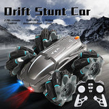 360° Rotating Stunt Car: Children's Remote-Controlled Double-Sided Car with Charging Light, Drift Racing Toy for Adults