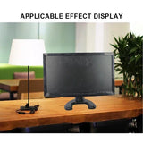 Aluminum Alloy Universal Swivel Desk Monitor Stand - Height Adjustable Display Holder for Phones, Tablets, Computers, and TVs in Home Office Settings