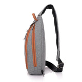 Anti-theft Chest Bag for Men: Crossbody Bag with Earphone Jack, Small Travel Bag, Mobile Phone Holder, One Shoulder Bag for Outdoor Sports