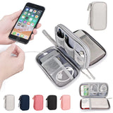 Multi-Pocket Gadget Organizer: Dust-Proof Protective Case for Adapter, External Drive, Power Bank, and Charging Cable