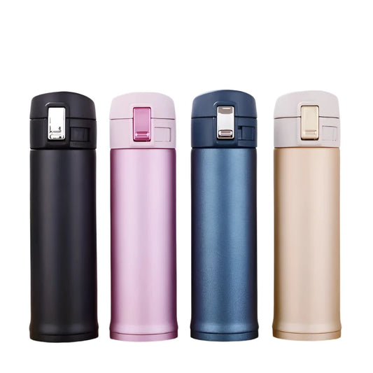 500ml Stainless Steel 304 Business Style Vacuum Flask – Portable Thermal Cup and Travel Tumbler