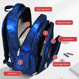 Boys' Elementary School Bags: Space Star Design for Students, Waterproof and Ideal for Carrying Books