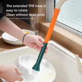 Flexible Sink Cleaning Brush: Rotating Soft Bristles for Washing Vegetables, Dishes, Pots, and Cups in the Sink