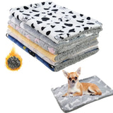 Thickened Coral Fleece Pet Blanket: Provides Winter Warmth, Suitable for Small and Large Dogs