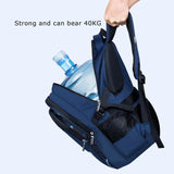 Spacious Elementary School Backpack for Boys: Waterproof Oxford Fabric Bookbag with Large Capacity and Luminous Design