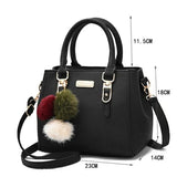 Yogodlns Vintage PU Leather Women's Handbag with Tassel Detail