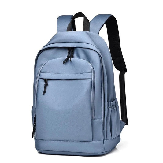 Large Capacity Simple Backpack: Lightweight and Solid-Colored, Ideal for College Girls and Students' School Bags